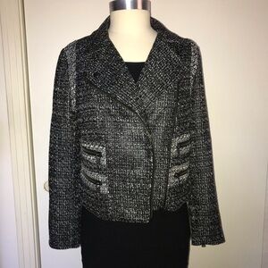 Banana Republic tweed short waisted jacket